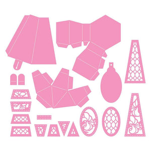 Tonic Studios Die Cutting Alluring Perfume Bottle Glowing Aroma Die Set - 4264E