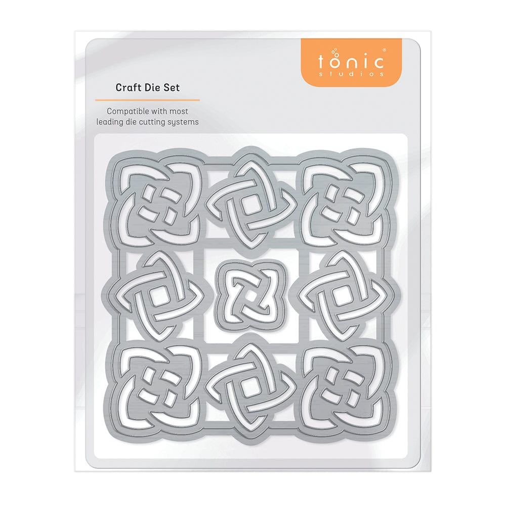 Tonic Studios Die Cutting Celtic Knot Square Die Set - 4688E