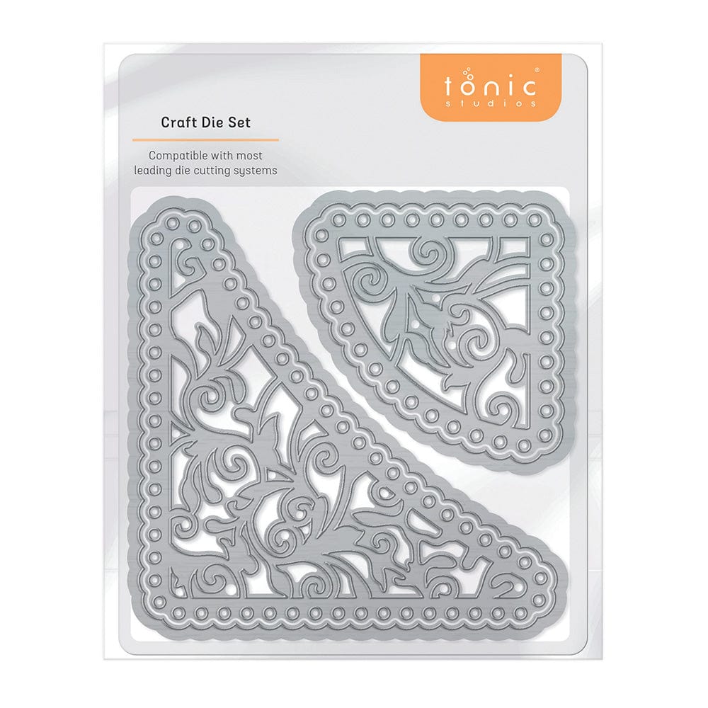 Tonic Studios Die Cutting Corner Bracket Pair Die Set - 4715E