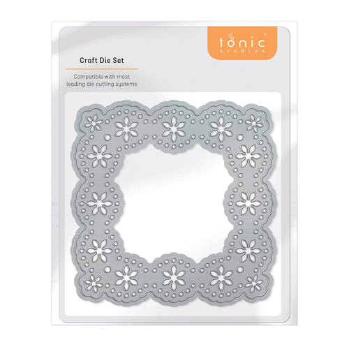 Tonic Studios Die Cutting Daisy Square Die Set - 4682E