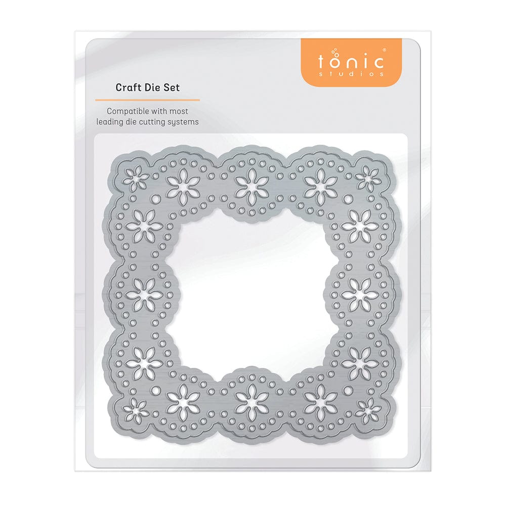 Tonic Studios Die Cutting Daisy Square Die Set - 4682E