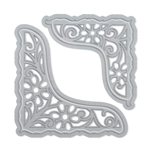 Tonic Studios Die Cutting Delicate Daisy Corner Pair Die Set - 4721E