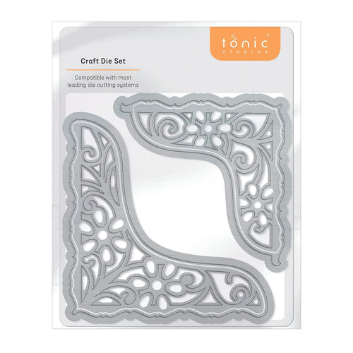 Tonic Studios Die Cutting Delicate Daisy Corner Pair Die Set - 4721E