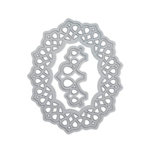 Load image into Gallery viewer, Tonic Studios Die Cutting Delicate Lattice Ovals Die Set - 4694E
