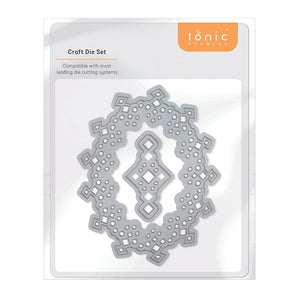 Tonic Studios Die Cutting Diamond Swing Ovals Die Set - 4691E