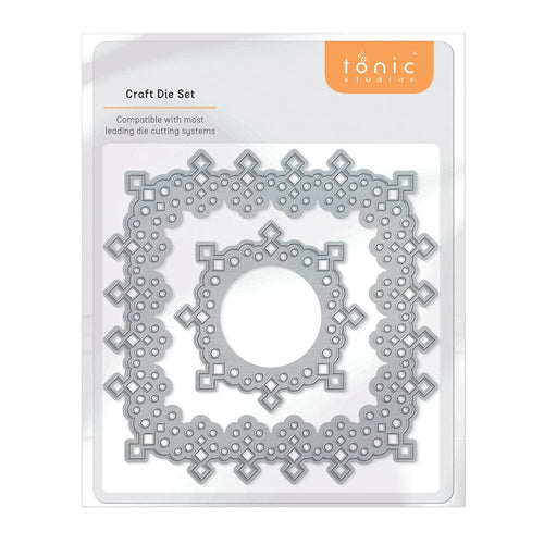 Tonic Studios Die Cutting Diamond Swing Square Die Set - 4690E
