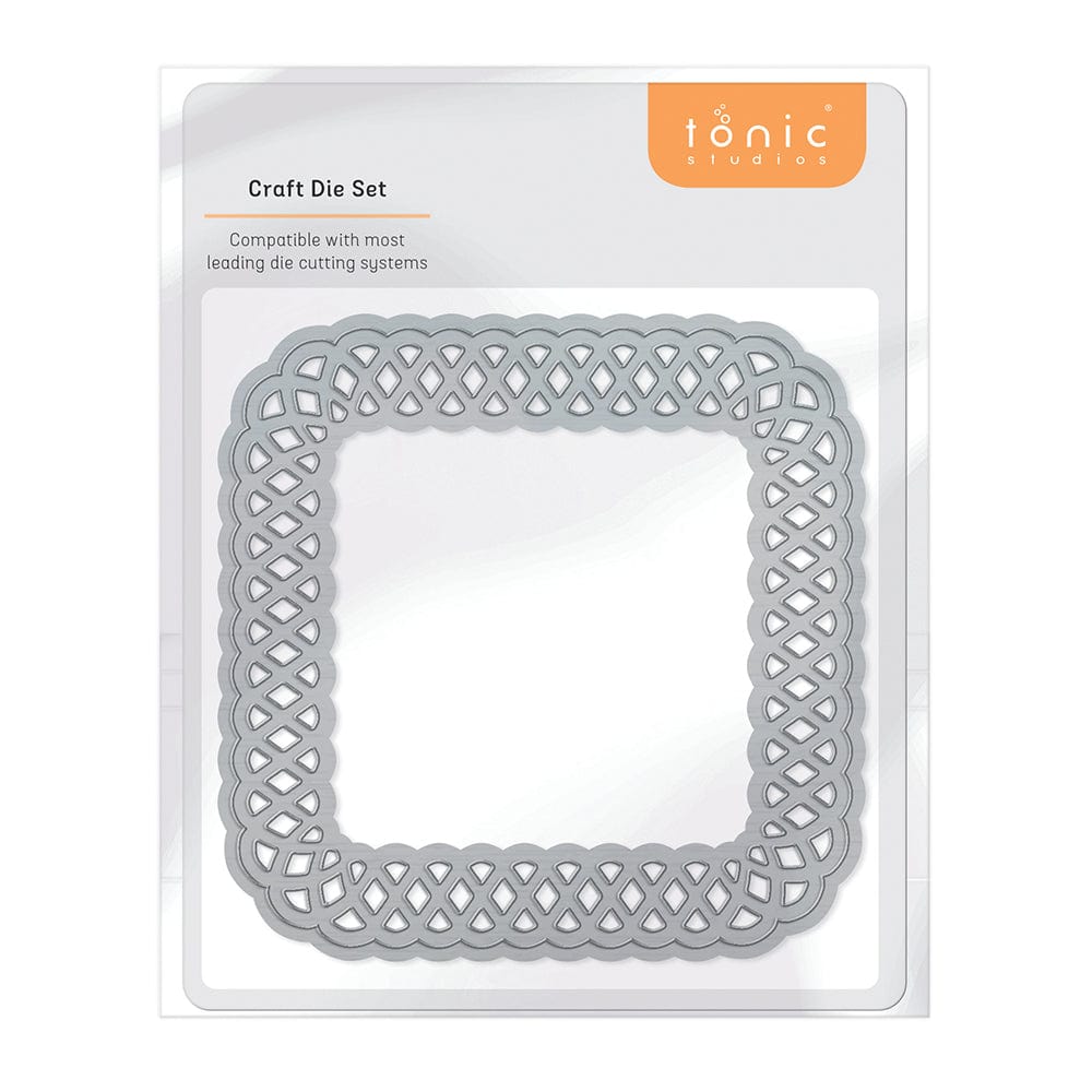 Tonic Studios Die Cutting Doily Square Die Set - 4680E