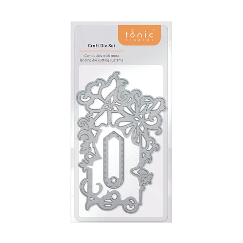 Tonic Studios Die Cutting Double Butterfly Tag - 4672E