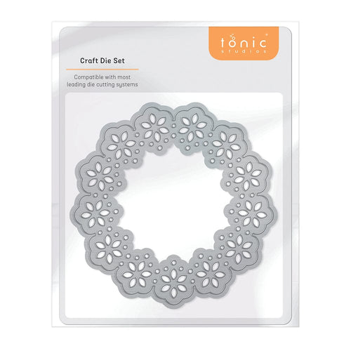 Tonic Studios Die Cutting Floral Circle Die Set - 4684E