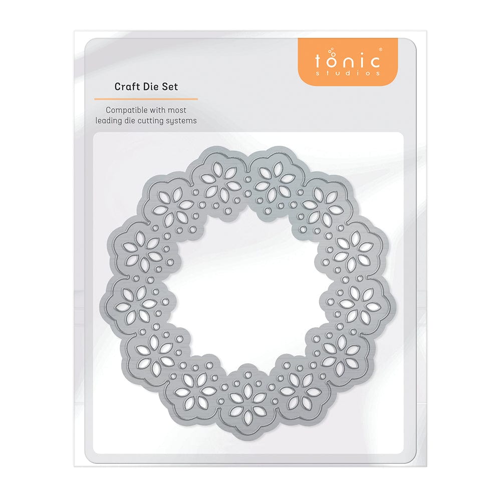 Tonic Studios Die Cutting Floral Circle Die Set - 4684E