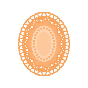 Tonic Studios Die Cutting Heart Spray Ovals Die Set - 4701E