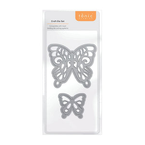 Tonic Studios Die Cutting Layered Butterflies - Peacock Die Set - 4751E