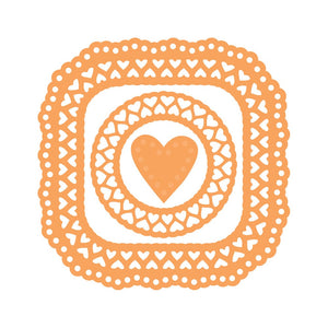 Tonic Studios Die Cutting Layered Heart Frame Die Set - 4686E