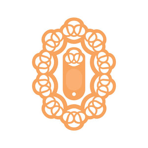 Tonic Studios Die Cutting Loopy Lace Frame & Tag Die Set - 4687E