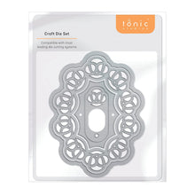 Load image into Gallery viewer, Tonic Studios Die Cutting Loopy Lace Frame &amp; Tag Die Set - 4687E
