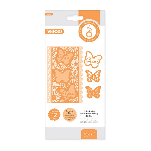 Tonic Studios Die Cutting Mini Slimline Beautiful Butterfly Die Set - 5067E