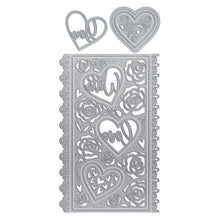 Load image into Gallery viewer, Tonic Studios Die Cutting Mini Slimline Love Hearts Die Set - 5069E
