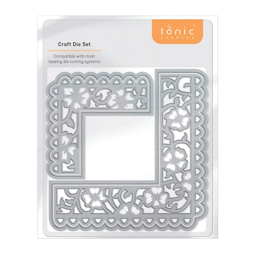 Tonic Studios Die Cutting Pansy Bracket Pair Die Set - 4722E