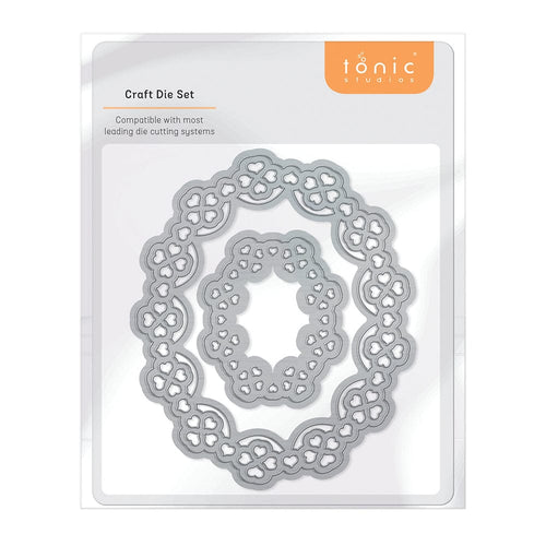 Tonic Studios Die Cutting Shamrock Ovals Die Set - 4699E