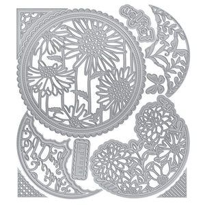 Tonic Studios Die Cutting Sunflower Silhouette Layering Die Set - 4322E