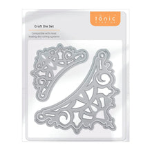 Load image into Gallery viewer, Tonic Studios Die Cutting Tiara Corner Pair Die Set - 4714E
