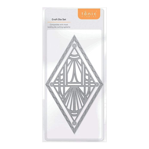 Tonic Studios Die Cutting Tonic Studios - Art Deco Diamond Patchwork Die Set  - 4468E