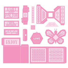 Load image into Gallery viewer, Tonic Studios Die Cutting Tonic Studios - Beautiful Butterfly Tiered Box Die Set - 4103E
