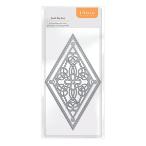 Tonic Studios Die Cutting Tonic Studios - Celtic Diamond Patchwork Die Set  - 4463E