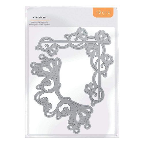 Tonic Studios Die Cutting Tonic Studios - Climbing Clematis Corners Die Set  - 4451E
