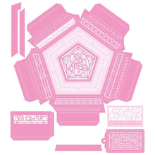 Load image into Gallery viewer, Tonic Studios Die Cutting Tonic Studios - Crystal Containers - Pentagon Base - 4118E
