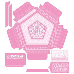 Tonic Studios Die Cutting Tonic Studios - Crystal Containers - Pentagon Base - 4118E