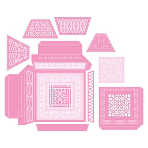 Tonic Studios Die Cutting Tonic Studios - Crystal Containers - Square Base - 4117E