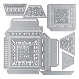 Tonic Studios Die Cutting Tonic Studios - Crystal Containers - Square Base - 4117E