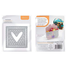 Load image into Gallery viewer, Tonic Studios Die Cutting Tonic Studios - Cutesy Heart Patchwork Square Die Set  - 4423E
