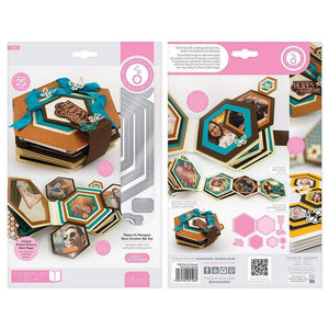 Tonic Studios Die Cutting Tonic Studios - Hopes In Hexagon Base Creator Die Set - 4126E