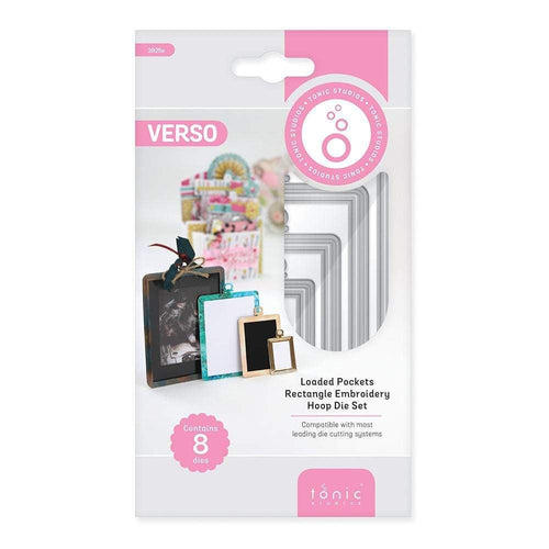 Tonic Studios Die Cutting Tonic Studios - Loaded Pockets - Rectangle Embroidery Hoop - 3925E