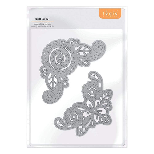 Tonic Studios Die Cutting Tonic Studios - Perfect Posies Corners Die Set  - 4454E