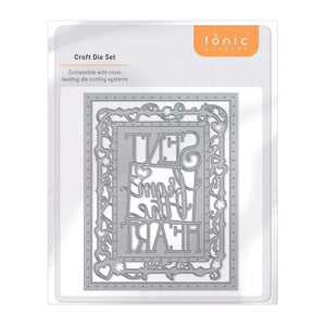 Tonic Studios Die Cutting Tonic Studios - Sent From The Heart Frame Die Set  - 4437E