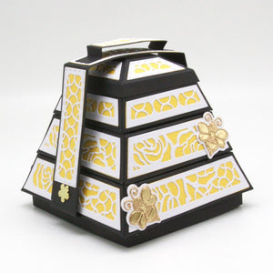 Tonic Studios Die Cutting Tonic Studios - Stackable Tiffin Box - Glistening Pyramid Die Set - 4250E
