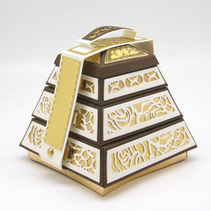 Tonic Studios Die Cutting Tonic Studios - Stackable Tiffin Box - Glistening Pyramid Die Set - 4250E