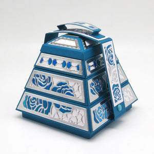 Tonic Studios Die Cutting Tonic Studios - Stackable Tiffin Box - Glistening Pyramid Die Set - 4250E