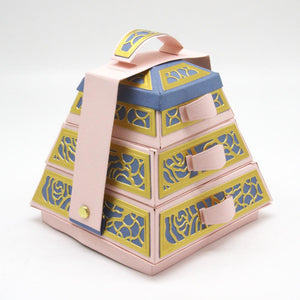 Tonic Studios Die Cutting Tonic Studios - Stackable Tiffin Box - Glistening Pyramid Die Set - 4250E