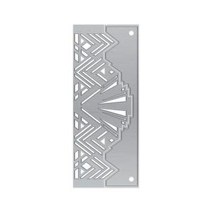 Tonic Studios Die Cutting Tonic Studios - Staggered Art Deco Header Fold Die Set  - 4395E