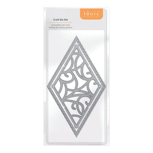 Tonic Studios Die Cutting Tonic Studios - Tangled Vine Diamond Patchwork Die Set  - 4466E