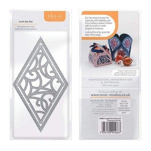 Tonic Studios Die Cutting Tonic Studios - Tangled Vine Diamond Patchwork Die Set  - 4466E