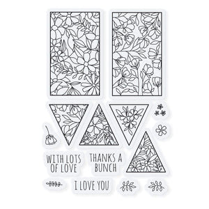 Tonic Studios Die Cutting Tonic Studios - Wildflowers and Florals Stamp Set - 4567E