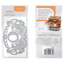 Load image into Gallery viewer, Tonic Studios Die Cutting Vintage Oval Tag Die Set - 4674E
