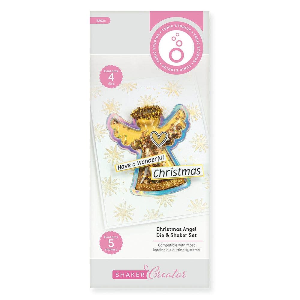 Tonic Studios Shaker Creator Shaker Creator - Christmas Angel Die & Shaker Set - 4303E