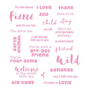 Tonic Studios Stamps Wild About Zoo Stamp Set - 5020E